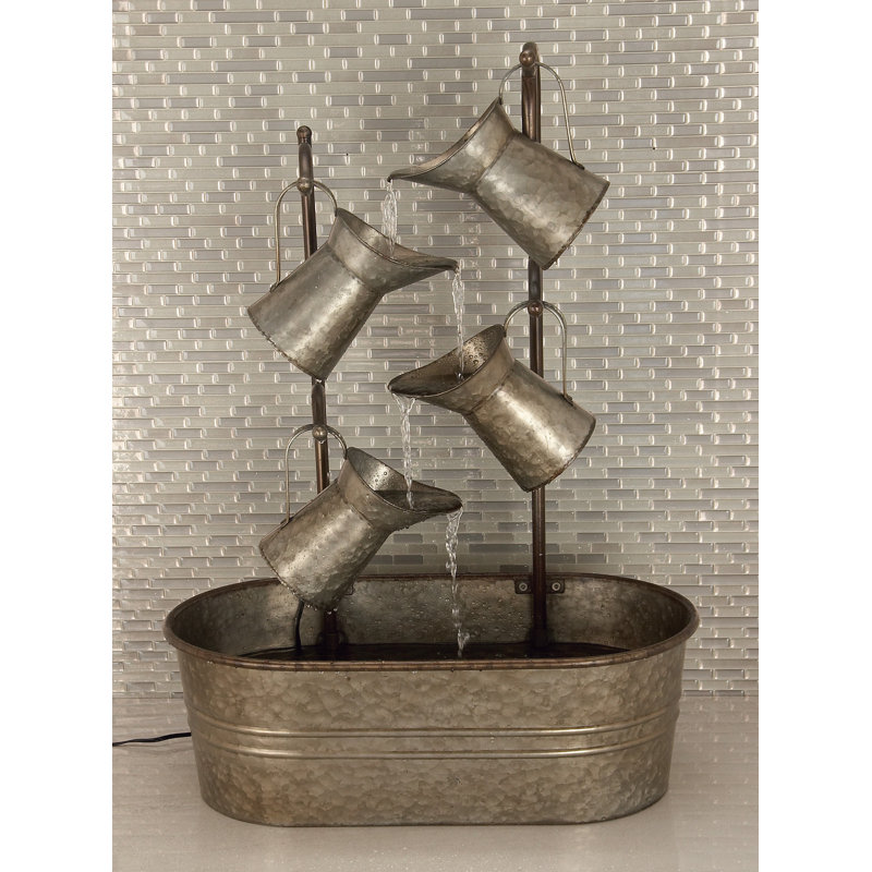 Artim Metal Weather Resistant Cascade Fountain