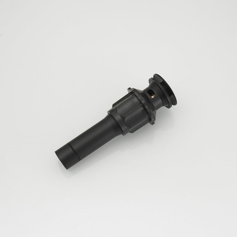 Bathroom Sink Pop-Up Drain With Overflow In Matte Black