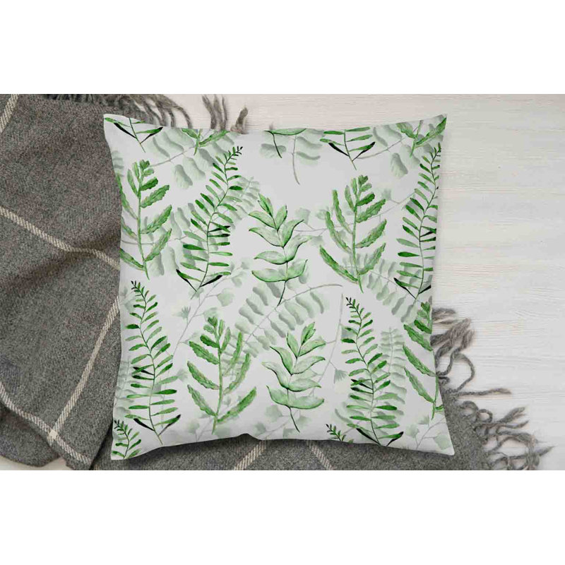 Floral Square Cushion, 45cm H x 45cm W x 7cm D