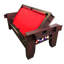 Table de billard et jeu de hockey sur coussin d'air 7 pi 2 en 1 BILLARDHOCKEY avec accessoires