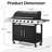 6-burner Propane Gas Grill With Side Burner