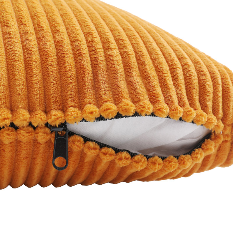 Cotton Square Cushion, Orange
