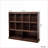 Bookcase, 10-Shelf Walnut Brown | Traditional | MDF-1984769486