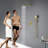 Circular Shower Faucet with Rough-in Valve-74557746
