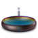 Chrome Vitreous China Oval Vessel Bathroom Sink with Overflow
