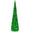 Arbre de Noël en forme de spirale vert 5 'H et guirlande d'arbre