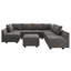 Canapé modulaire en coin avec chaise et repose-pieds Tremee-87232993