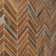 Eternal Chevron Oak Matte Porcelain Mosaic Tile