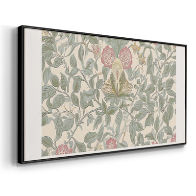 Série botanique - Cxxix - Toile tendue avec châssis encadré - Prêt à être accroché