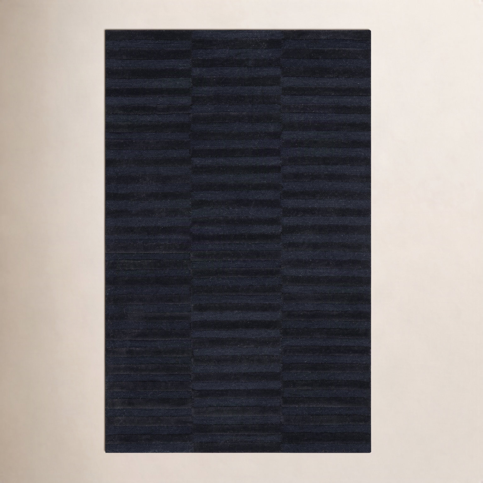 Bunkerville Hand-Woven Striped Rug, Rectangle 3' x 5'