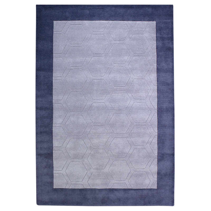 Camarena Geometric Hand Woven Area Rug, Rectangle 120 x 170 cm
