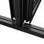 Porte pliante en aluminium à 3 panneaux KaMic EliteFold avec charnières et roulettes cachées, conception pliante de gauche à droite-109044273-109044276-109044281