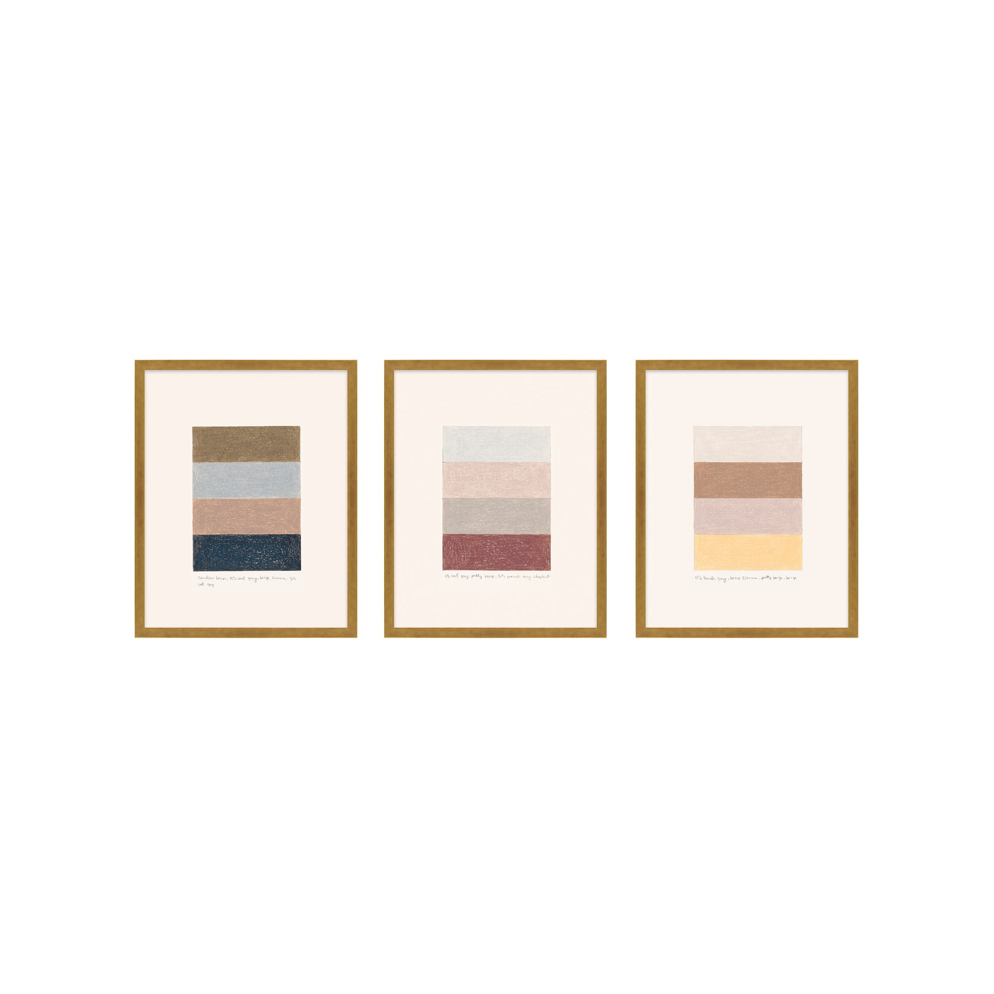 Stacks by Beth James, 20" H x 16" W x 1.25" D, Gold Framed