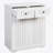 Laundry Cabinet With  2 Drawers And 2 Removable Laundry Basket