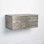 Abstract Block Cabinet-Right-Silver