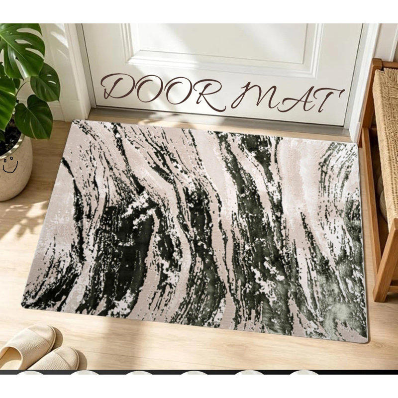 Area Rug, Rectangle 60 x 110 cm, Green