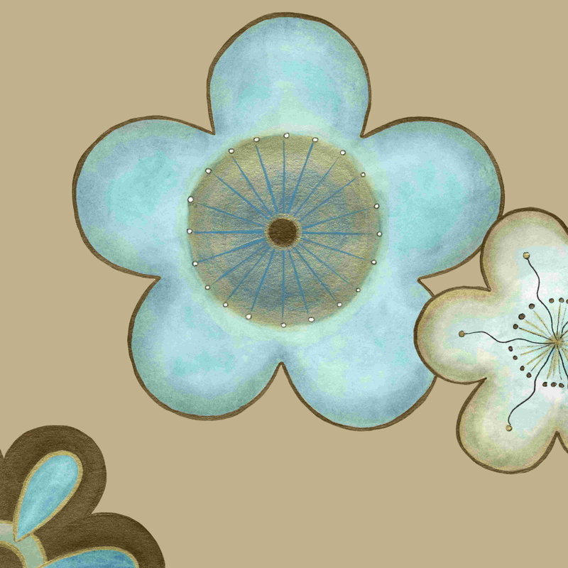 Pop Pop en fleurs II, H 36 po x l 36 po