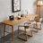 Brown Rectangular Solid Wood desk-108803822