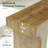 63-Inch Long Counter Height Bar Table