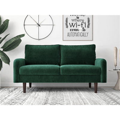 Chrisann 58" Round Arm Sofa Loveseat
