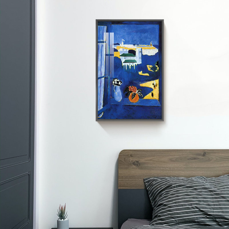 Matisse, reproduction d'art, H 24 po x l 16 po x P 1,3 po, Cadre noir