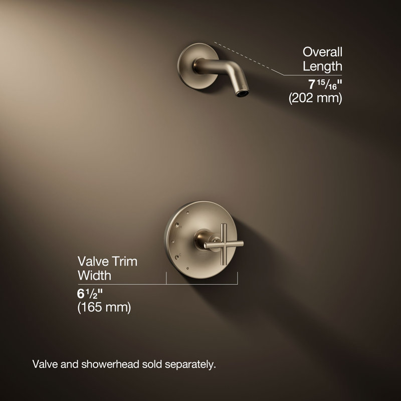 Purist® Shower Faucet, Vibrant Brushed Bronze