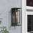 Jarrow Metal Wrought Iron Wall Light with Dusk to Dawn