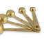 Gold Measuring Spoons - Set of 5