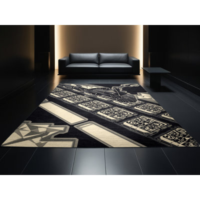 Tapis industriel gris doux et moelleux Eddleman