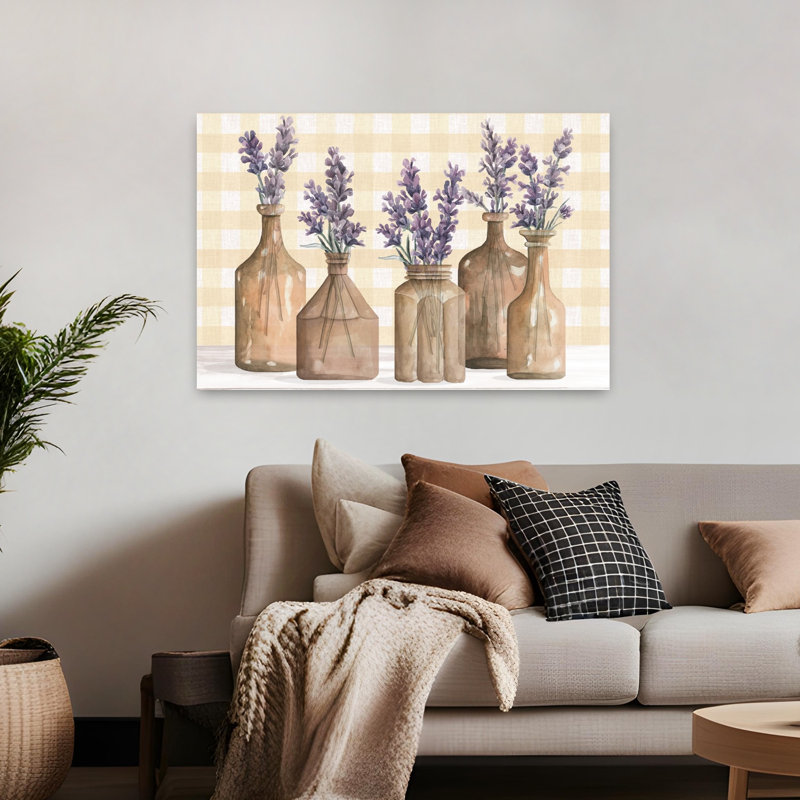 Art de lavande Honeybloom I Lavender, H 32 po x l 48 po