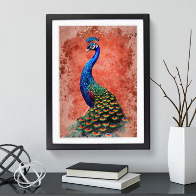 Peacock No.1 - Single Picture Frame Painting
