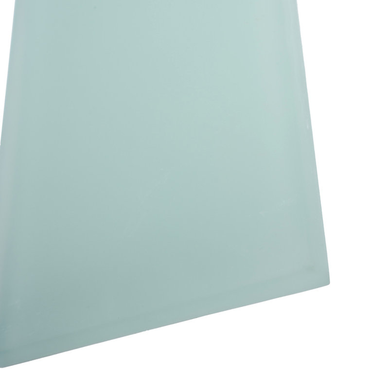 3"X 12" Matte Finished Glass Subway Tile, Light Blue