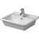 Starck 3 Ceramic Rectangular Drop-In Bathroom Sink with Overflow