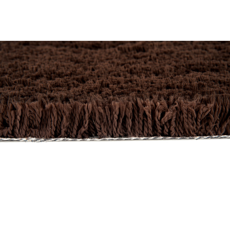 Tapis chocolat touffeté à la main Hotchkiss, Rectangle 1 pi 9 po x 2 pi 6 po