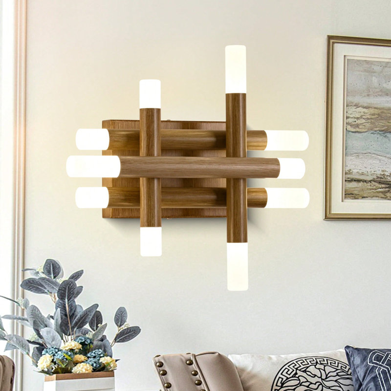 Applique murale moderne à 10 lumières, luminaire mural d'intérieur à DEL, applique murale irrégulière pour le couloir d'escalier de salon