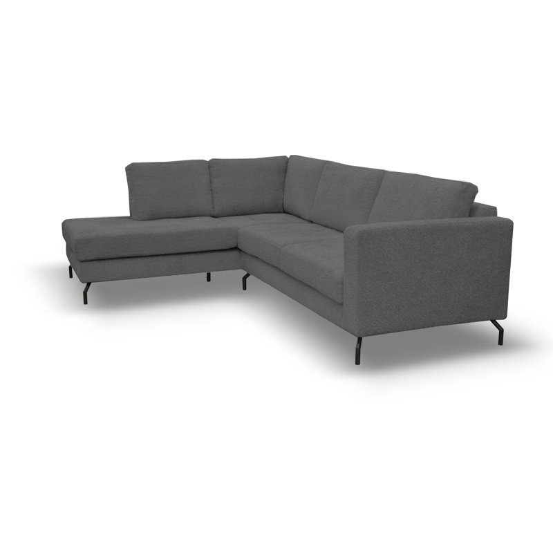 Bryla 3 Seater Corner Sofa , Left-hand corner sofa, Dark grey
