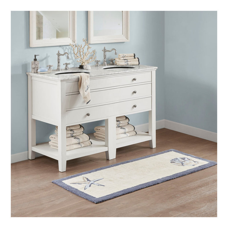 Reversible High Pile Tufted Bath Rug