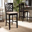 Upholstered Counter Stool with Metal Frame-788764427-788764426