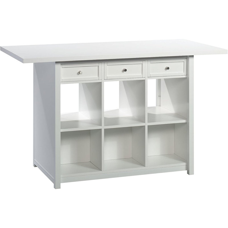 Craft Table / Pantry Cabinet, White Finish