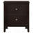 Garrett Cappuccino 2-Drawer Rectangular Nightstand