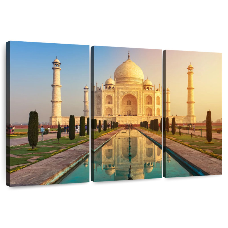 Adella Taj Mahal Reflection, 24" H x 38" W