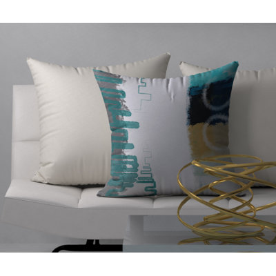 Abstract Throw Pillow
