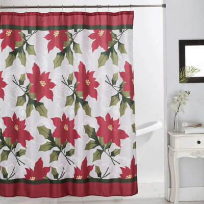 Floral Shower Curtain Set