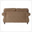 Causeuse avec têtes de clou bronze antique en jetson gingembre, rembourrée pour plus de confort et de style-601003665