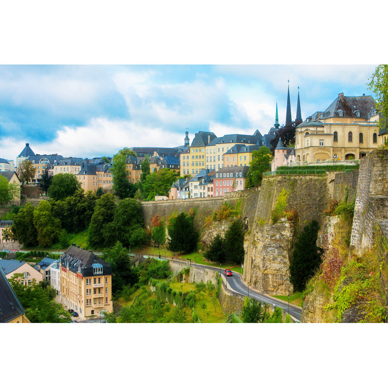 Stradford Old Luxembourg City by Jorisvo - Wrapped Canvas Print, 30cm H x 46cm W x 3.8cm D