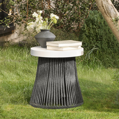 Jadai Round Outdoor Side Table