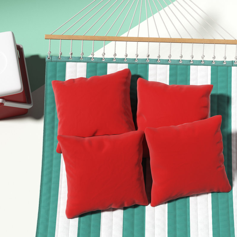 Garden Dining Chair Cushion, Red