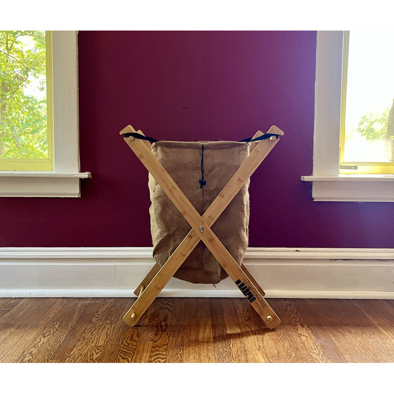 Sac à linge en toile de jute, H 20 po x l 15 po x P 14 po