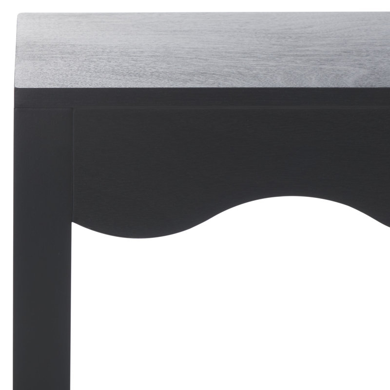 Console Michelo Wavy, Noir mat