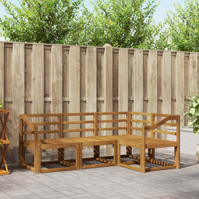 185.5cm Wide Patio Sectional Set